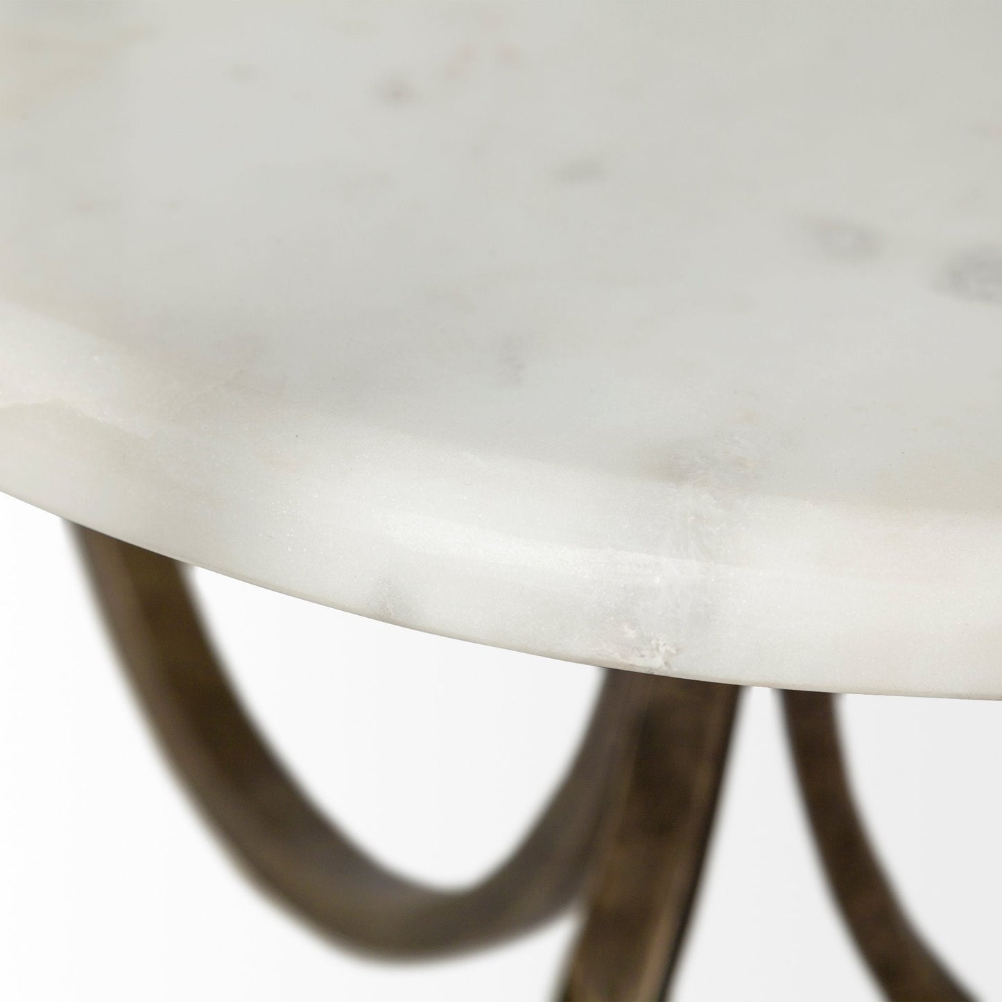 Reinhardt Glass Top Round Side Table