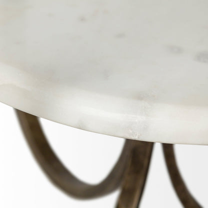 Reinhardt Glass Top Round Side Table
