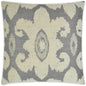 Rekha Grey Grey Throw Pillow With Insert - LOOMLAN - D.V. Kap - Throw Pillows