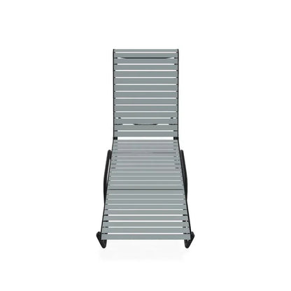 Reliance Contract Strap 16" Lay-Flat Stacking Chaise-Outdoor Chaises-Telescope-LOOMLAN