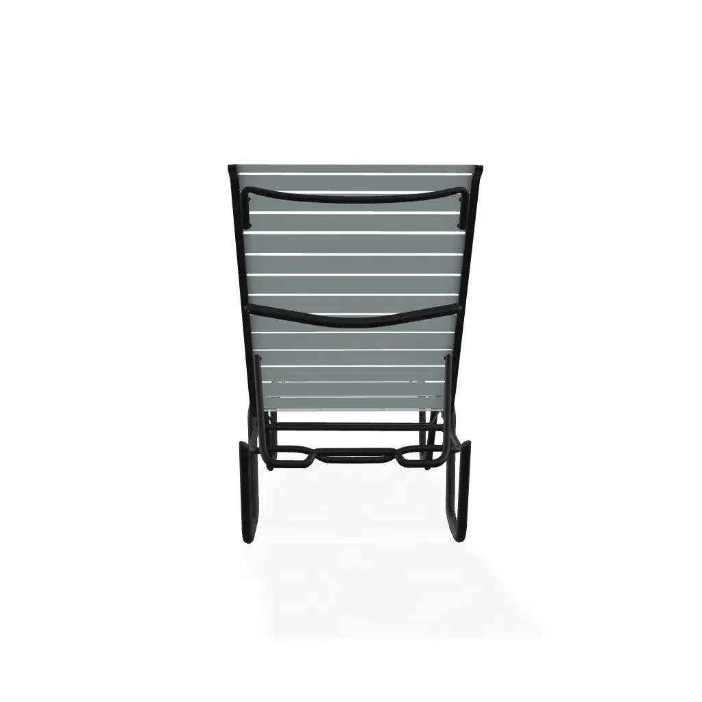 Reliance Contract Strap 16" Lay-Flat Stacking Chaise-Outdoor Chaises-Telescope-LOOMLAN
