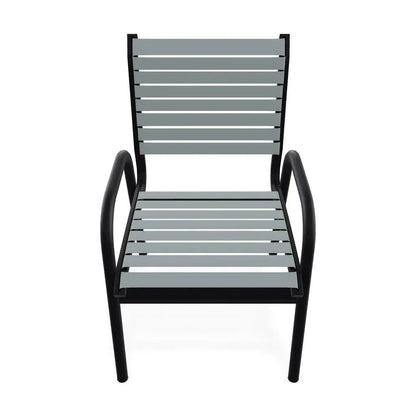 Reliance Contract Strap Stacking Bistro Chair-Outdoor Accent Chairs-Telescope-LOOMLAN