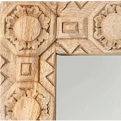 Relief Carved Rectangle Mirror - LOOMLAN - Jamie Young - Wall Mirrors