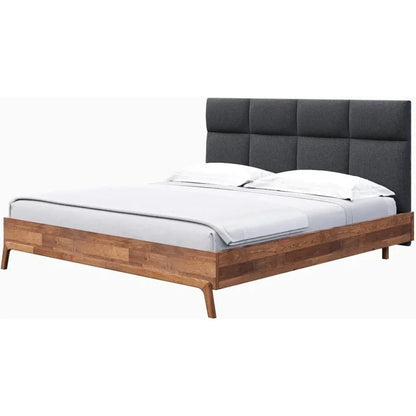 Remix Grey Platform Bed - LOOMLAN - LH Imports - Beds