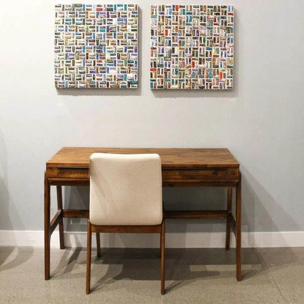 Remix Performance Fabric Armless Dining Chair 2PC - LOOMLAN - LH Imports - Dining Chairs