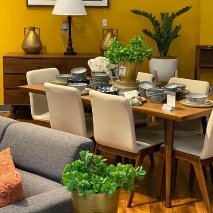 Remix Performance Fabric Armless Dining Chair 2PC - LOOMLAN - LH Imports - Dining Chairs