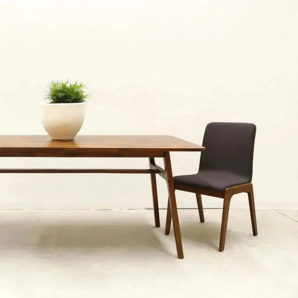 Remix Performance Fabric Armless Dining Chair 2PC - LOOMLAN - LH Imports - Dining Chairs