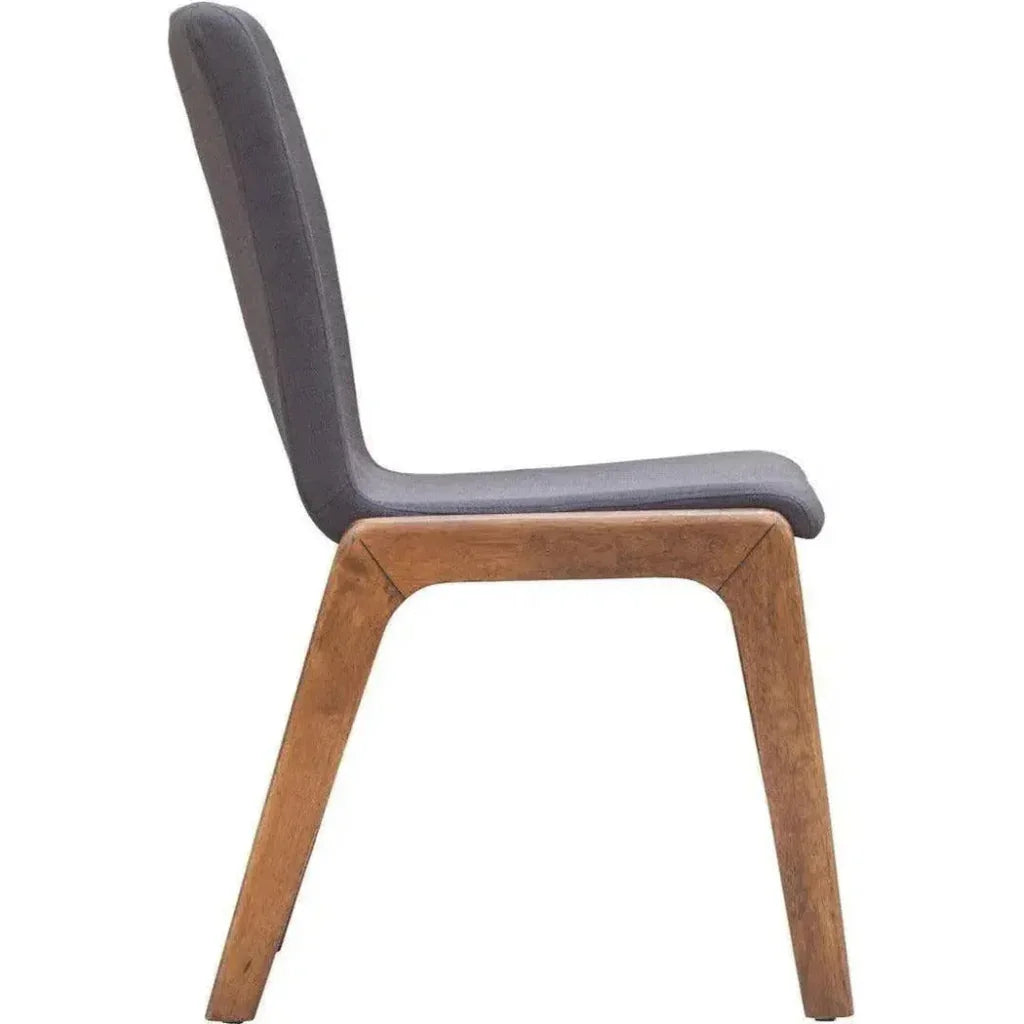 Remix Performance Fabric Armless Dining Chair 2PC - LOOMLAN - LH Imports - Dining Chairs