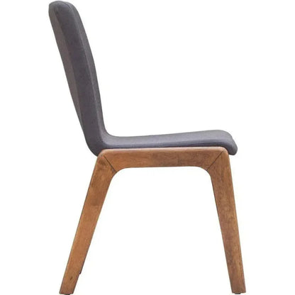 Remix Performance Fabric Armless Dining Chair 2PC - LOOMLAN - LH Imports - Dining Chairs