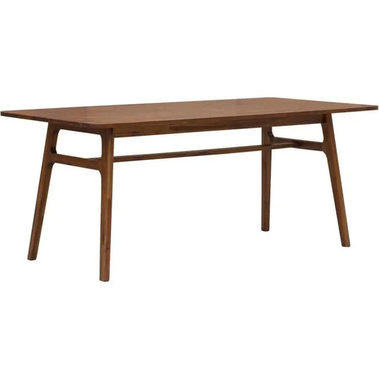 Remix Solid Wood Dining Table for 6 People-Dining Tables-LH Imports-LOOMLAN