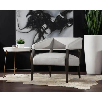 Remy Iron Framed Concrete Round End Table - LOOMLAN - SUNPAN - Side Tables