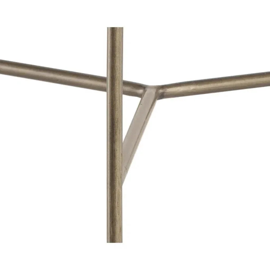 Remy Iron Framed Concrete Round End Table - LOOMLAN - SUNPAN - Side Tables