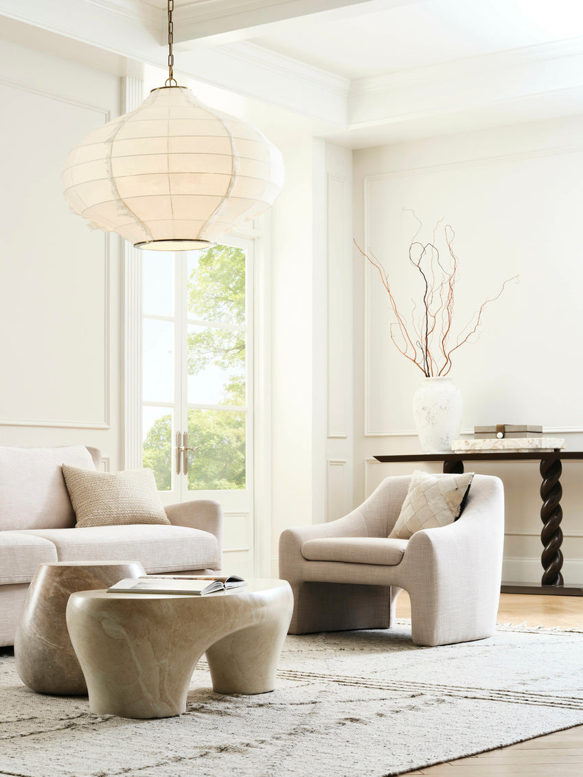 Rena Light Brown Concrete Cocktail Table