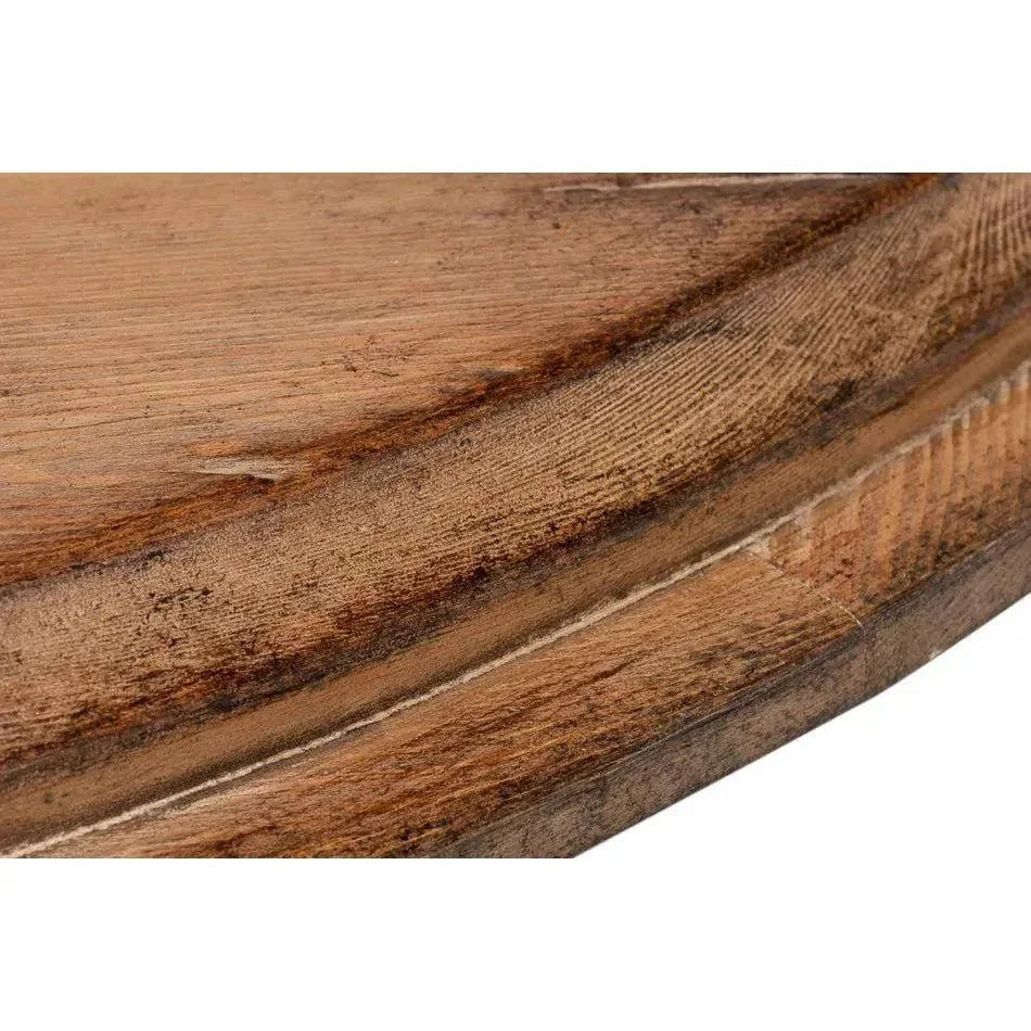 Renaissance Pedestal Round Dining Table Seats 4-Dining Tables-Sarreid-LOOMLAN