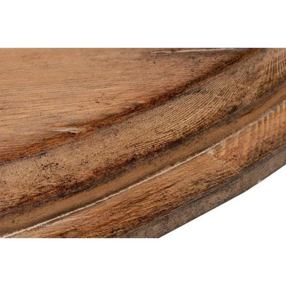 Renaissance Pedestal Round Dining Table Seats 4-Dining Tables-Sarreid-LOOMLAN