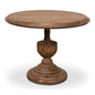 Renaissance Pedestal Round Dining Table Seats 4-Dining Tables-Sarreid-LOOMLAN