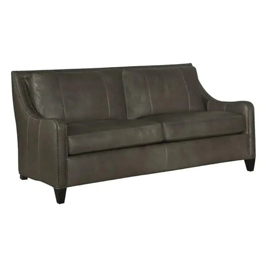 Renato Leather Sofa Two Cushion Bench Built USA - LOOMLAN - Uptown Sebastian - Sofas & Loveseats