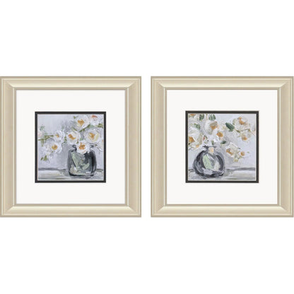 Rendition Rhapsody Grey Framed Wall Art 2PC