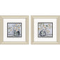 Rendition Rhapsody Grey Framed Wall Art 2PC