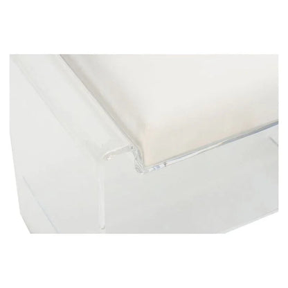 Renee Acrylic Made Long Bedroom Bench - LOOMLAN - Chelsea House - Bedroom Benches