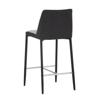 Renee Counter Stool Armour Grey Sleek Modern - LOOMLAN - SUNPAN - Counter Stools