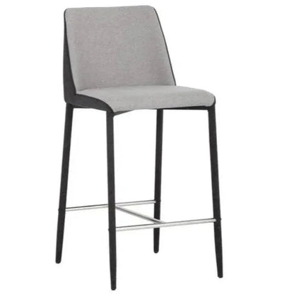 Renee Counter Stool Armour Grey Sleek Modern - LOOMLAN - SUNPAN - Counter Stools