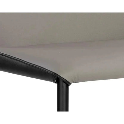 Renee Leather Stackable Dining Chair 2PC - LOOMLAN - SUNPAN - Dining Chairs