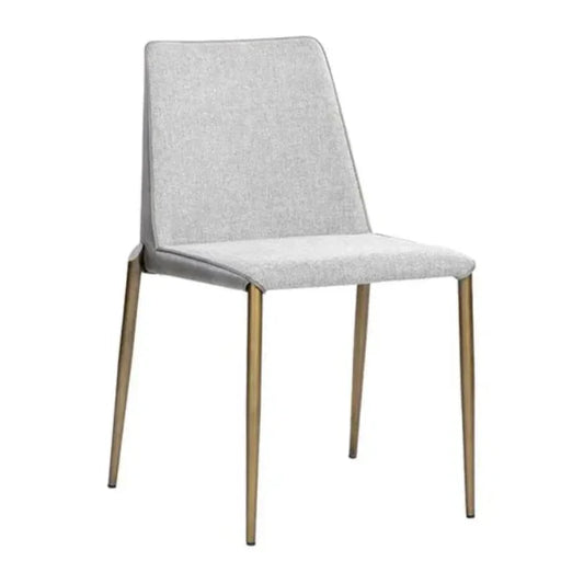 Renee Leather Stackable Dining Chair 2PC - LOOMLAN - SUNPAN - Dining Chairs