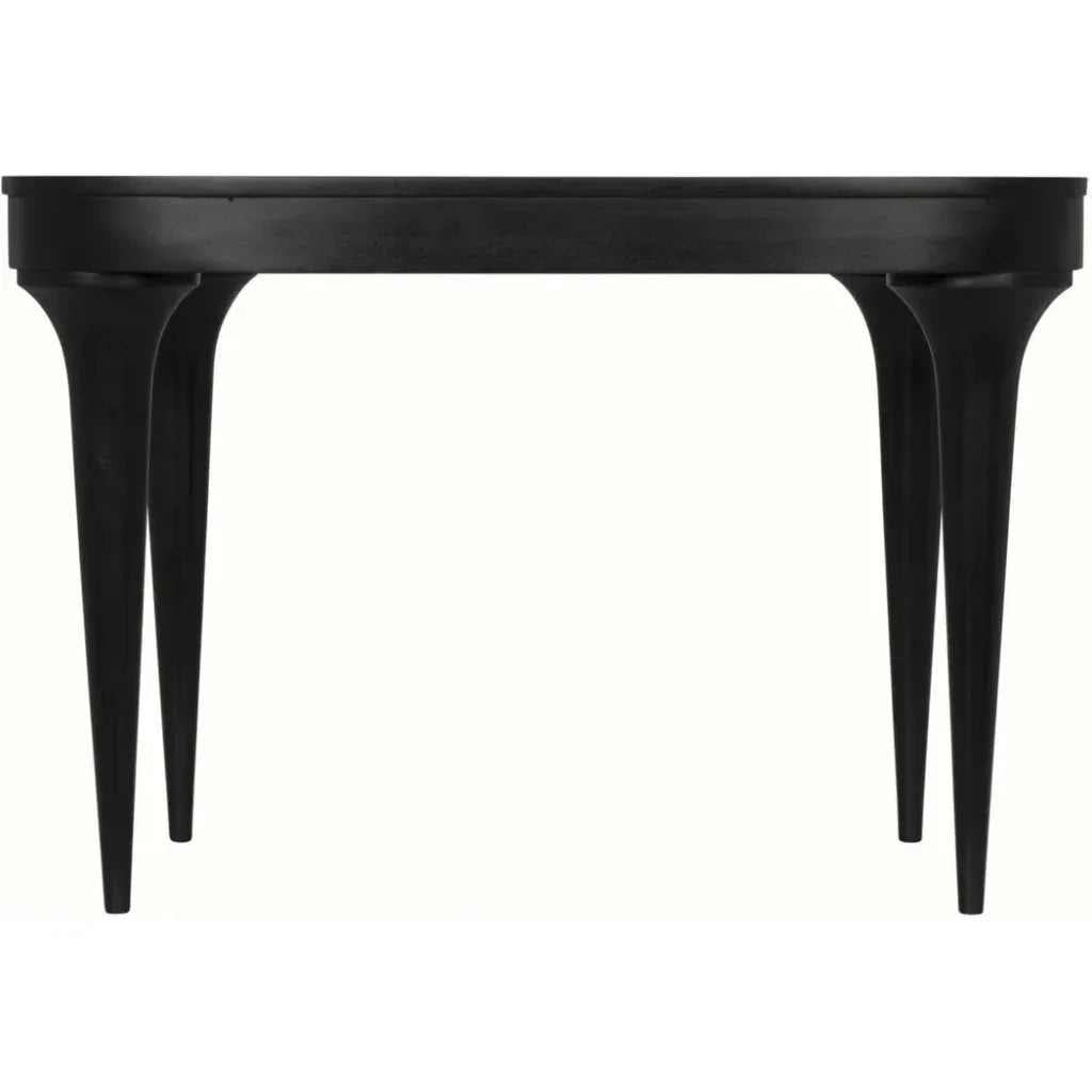Rennie Desk Black Small Curved Desk-Home Office Desks-Noir-LOOMLAN