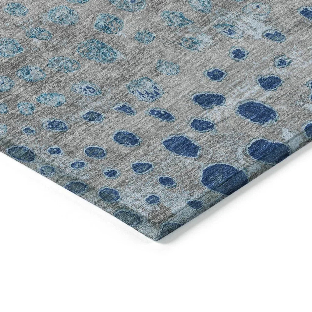 Renora Gray Washable Indoor - Outdoor Rug - LOOMLAN - LOOMLAN Rugs - Outdoor Rugs
