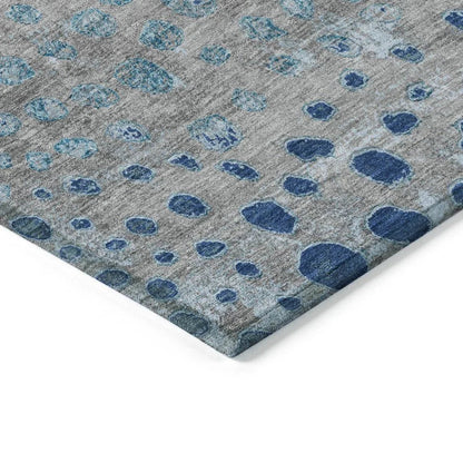 Renora Gray Washable Indoor - Outdoor Rug - LOOMLAN - LOOMLAN Rugs - Outdoor Rugs