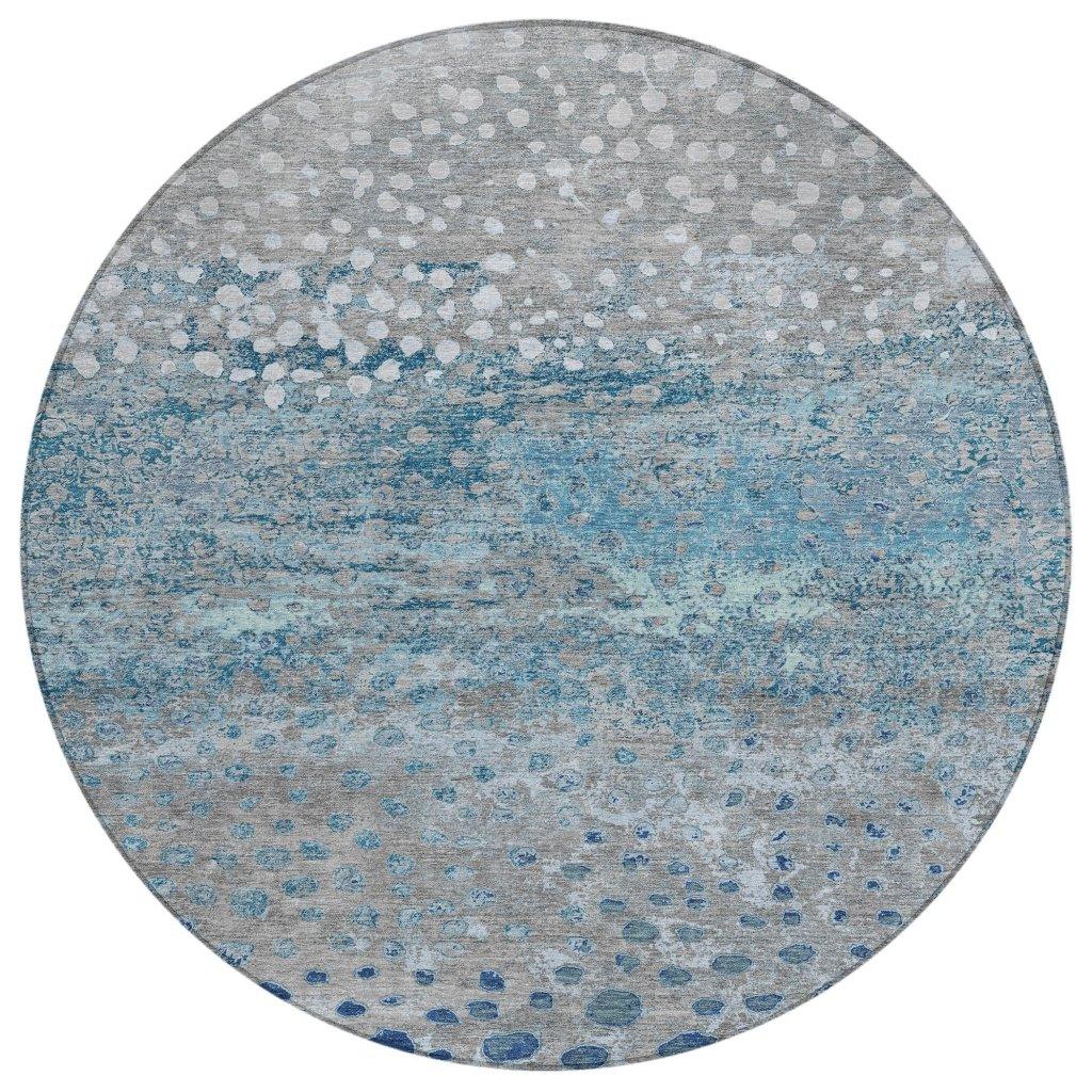 Renora Gray Washable Indoor - Outdoor Rug - LOOMLAN - LOOMLAN Rugs - Outdoor Rugs