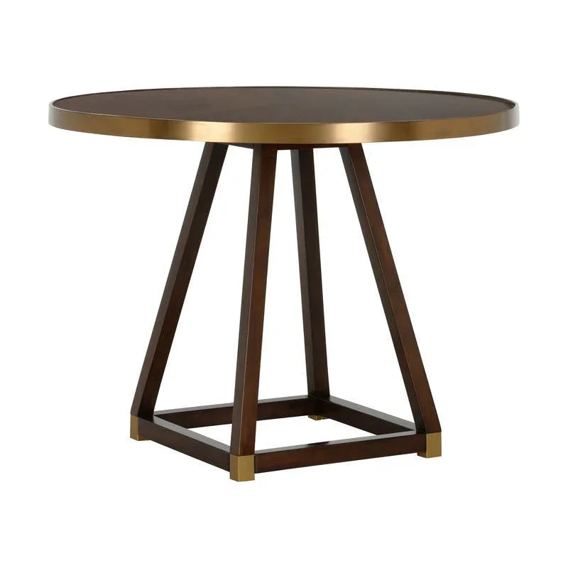 Renzo Wooden Round Center Table - LOOMLAN - Wildwood - Side Tables