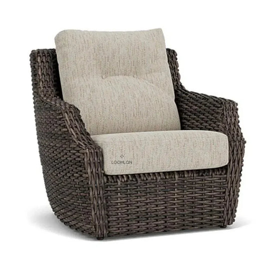 Replacement Cushion For Largo Outdoor Lounge Chair-Outdoor Replacement Cushions-Lloyd Flanders-LOOMLAN