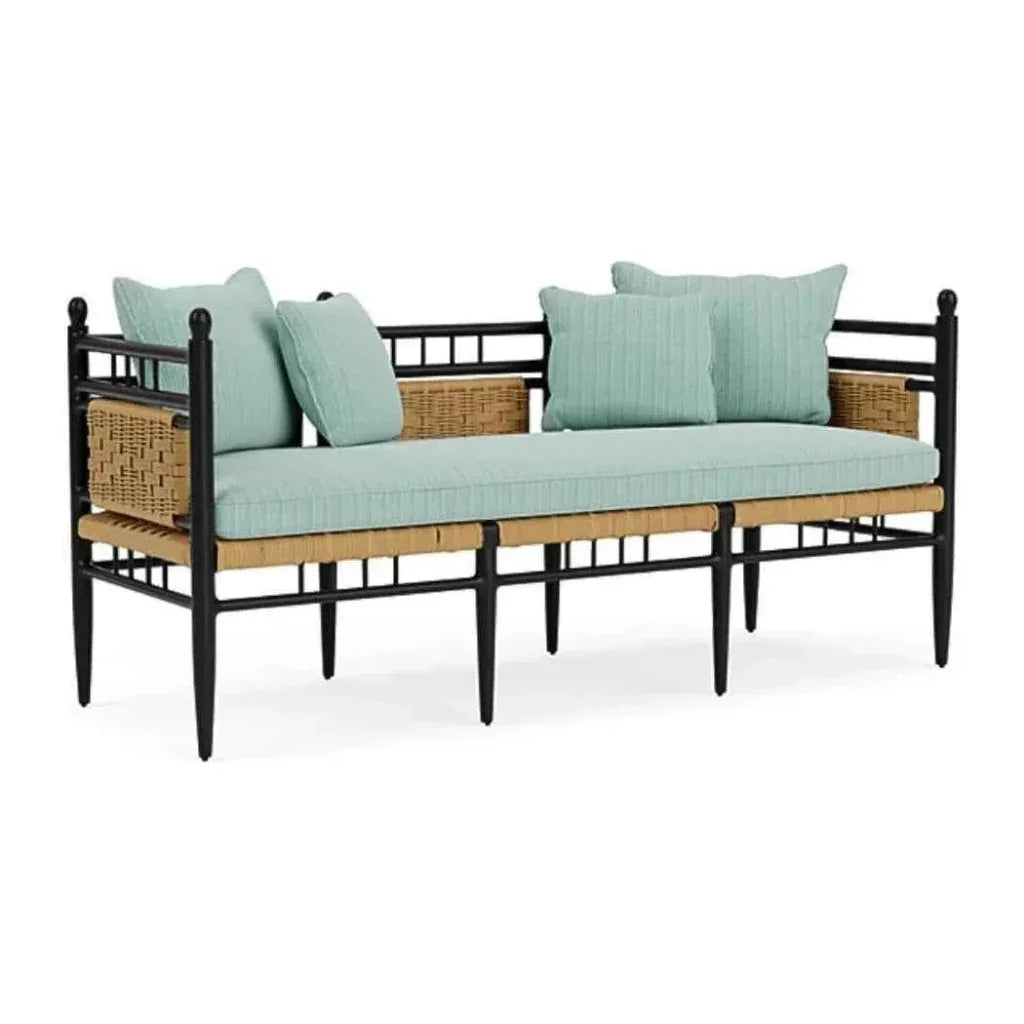 Replacement Cushion For Low Country 3-Seat Garden Bench-Outdoor Replacement Cushions-Lloyd Flanders-LOOMLAN