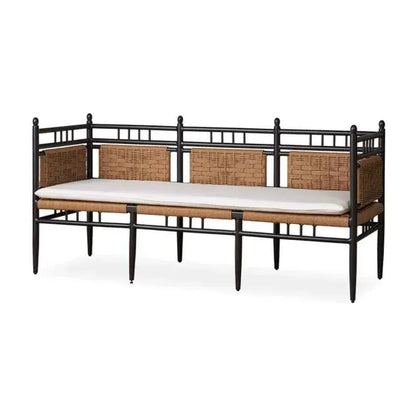 Replacement Cushion For Low Country 3-Seat Garden Bench-Outdoor Replacement Cushions-Lloyd Flanders-LOOMLAN