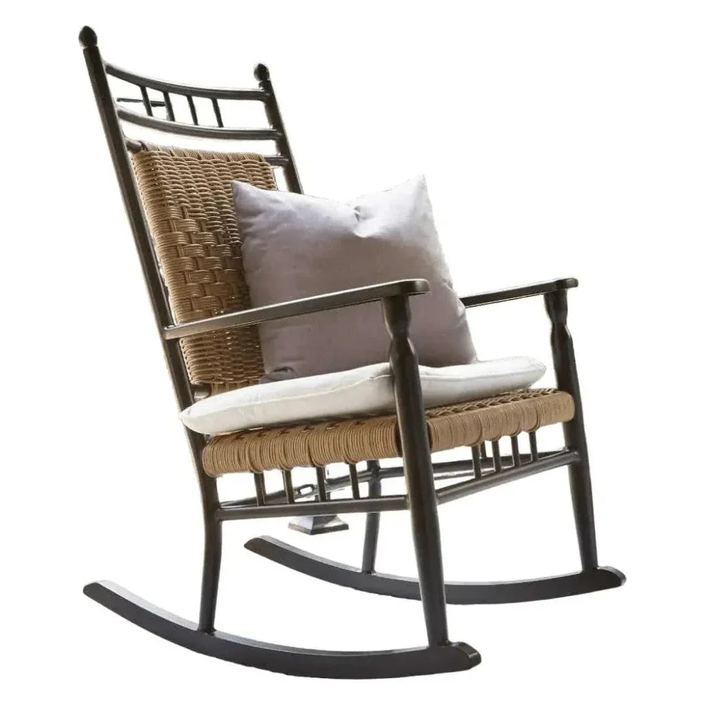 Replacement Cushions For Low Country Porch Rocker-Outdoor Replacement Cushions-Lloyd Flanders-LOOMLAN