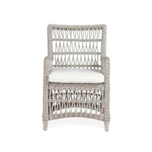 Replacement Cushions for Mackinac Dining Armchair-Outdoor Replacement Cushions-Lloyd Flanders-LOOMLAN