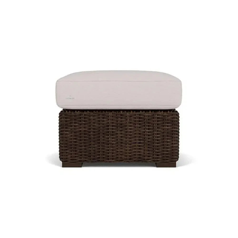 Replacement For Mesa Outdoor Furniture Ottoman-Outdoor Replacement Cushions-Lloyd Flanders-LOOMLAN