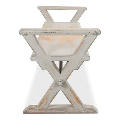Replica Antique X Bench For Entryway or Kitchen - LOOMLAN - Sarreid - Dining Benches
