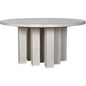 Resistance Dining Table, White Wash-Dining Tables-Noir-LOOMLAN