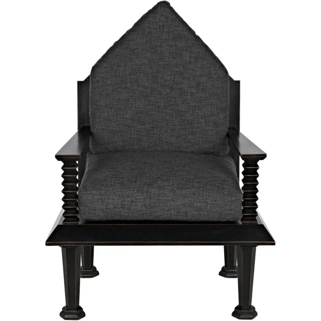 Resurrection Chair w/US Made Cushions - LOOMLAN - Noir - Accent Chairs