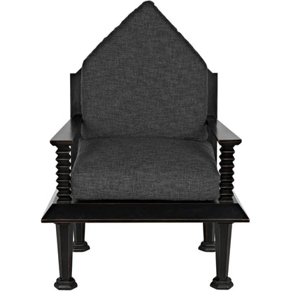 Resurrection Chair w/US Made Cushions - LOOMLAN - Noir - Accent Chairs