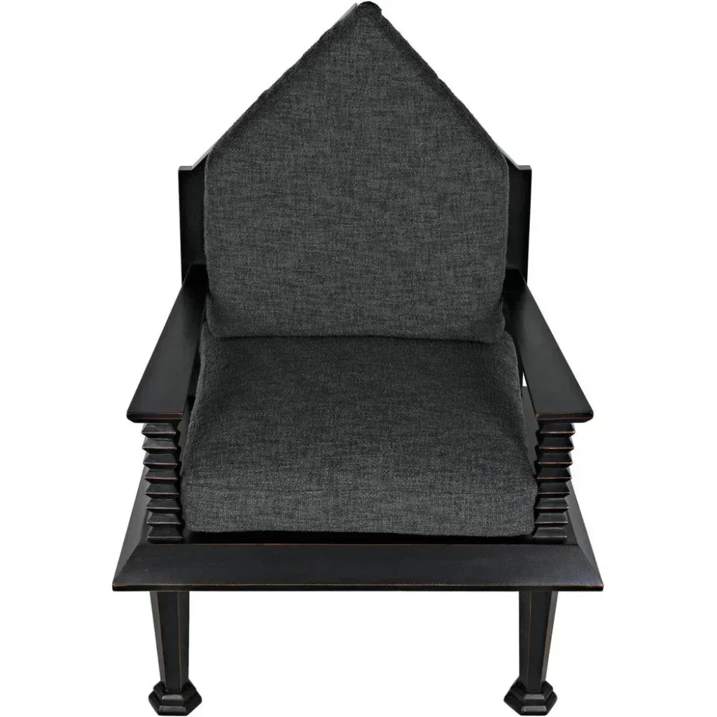 Resurrection Chair w/US Made Cushions - LOOMLAN - Noir - Accent Chairs