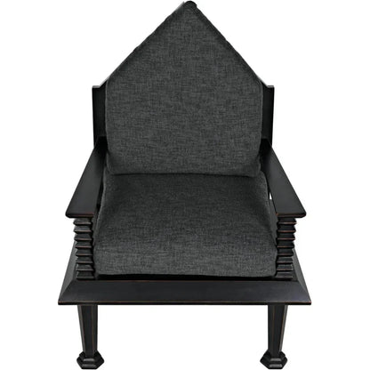 Resurrection Chair w/US Made Cushions - LOOMLAN - Noir - Accent Chairs