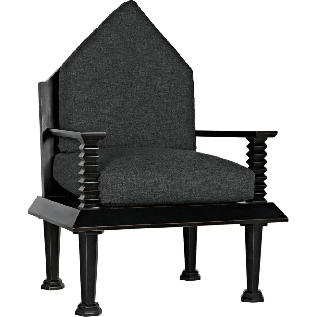 Resurrection Chair w/US Made Cushions - LOOMLAN - Noir - Accent Chairs