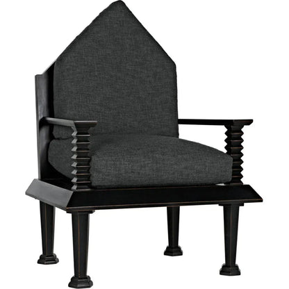 Resurrection Chair w/US Made Cushions - LOOMLAN - Noir - Accent Chairs