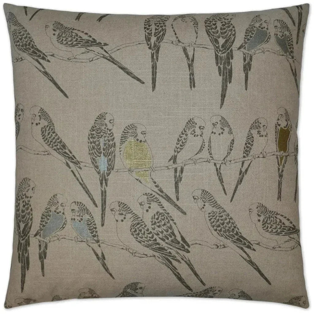 Retweet Brown Throw Pillow With Insert - LOOMLAN - D.V. Kap - Throw Pillows