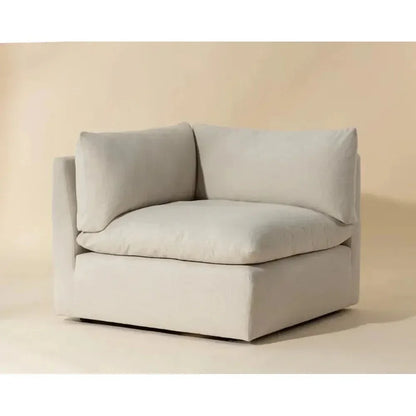 Reve Performance Fabric Modular Corner Chair-Modular Sofas-SUNPAN-LOOMLAN