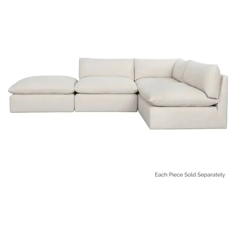 Reve Performance Fabric Modular Ottoman - LOOMLAN - SUNPAN - Ottomans